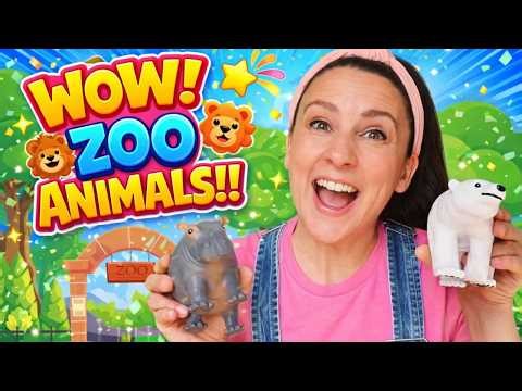Ms. Rachel - PEEKABOO ANIMALS SURPRISE!! 🐶😱 (So Fun!)