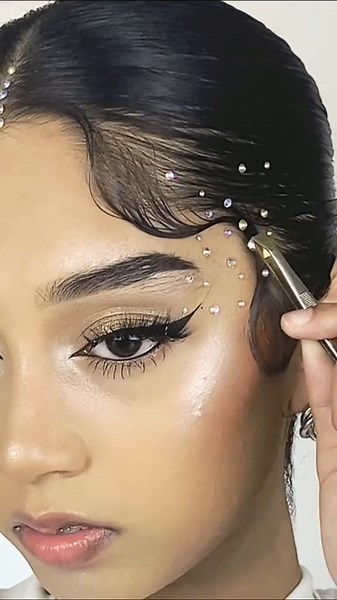 Recreating Alexa Demie's Rhinestone Makeup Look Tutorial with TIRTIR