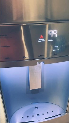 How to replace the water filter on a GE refrigerator and light bulb. #water #diy