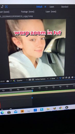 Cómo crear un efecto warp zoom en tu video