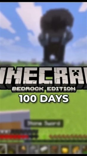100DAYS IN MINECRAFT BEDROCK EDITION. #minecraft #bedrockedition #hardcore #MinecraftHardcore