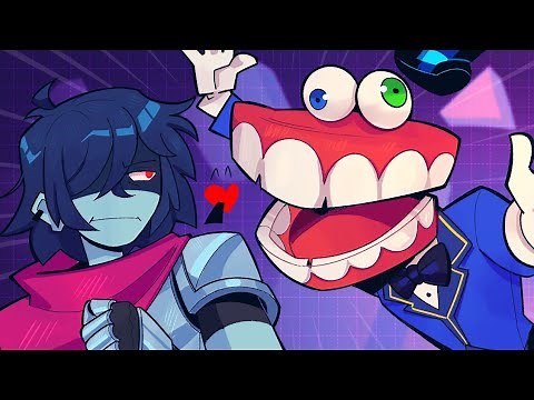 KRIS ACHOU O CHEFE SECRETO ENIAC IRMÃO DO CAINE MEME Deltarune Digital Circus FNAF