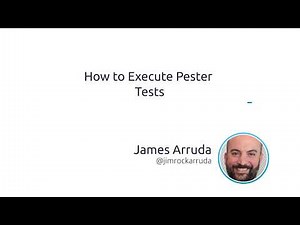 How To Execute Pester Tests