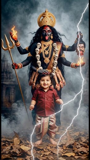 #gemini मां काली ⚜️ PROMPT | Navratri Photo Editing Prompt #aiimages #prompt #maakali #shorts