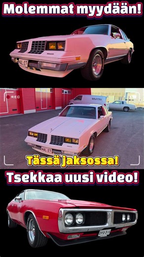 MYYDÄÄN CHARGER '73 JA CUTLASS '81!! TSEKKAA UUSI PITKÄSOITTO!! 😎👍