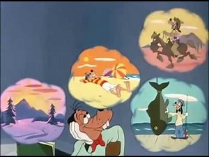 Old Cartoons from my childhood 1952 Goofy Two Weeks Vacation, how to leave the work