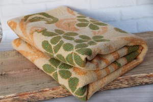 Vintage Wool Blanket 131 X 184 Cm, Blanket Coat Jacket, Soviet Era Wool Throw, Heavy Warm Blanket 1.8 Kg - Etsy