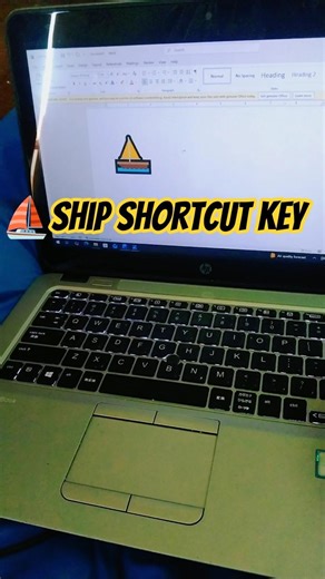 Ms word Tricks: Ship Shortcut key #msoffice #msword #msword_computer #ship #shortcutkeys