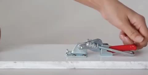 GH-451 Quick Release Toggle Clamp 170KG Holding Capacity Galvanized Iron Latch Hand Type Clamps Woodwork Tools