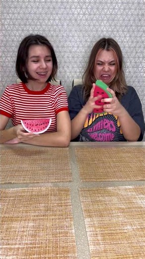 Choose food challenge 😂 Whose watermelon piece is fake? 🧐 #shorts Best video by Hmelkofm