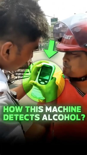 #Science #Trending #Shorts How Police Catch Alcohol on Breath! 😳 Breathalyzer Science Explained