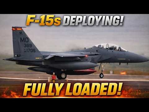 USAF F-15s from Mountain Home Take Off from RAF Lakenheath | Heavy Fuel Load Departure 01/03/26