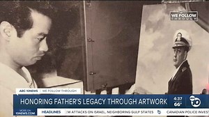 Honoring father's legacy through artwork