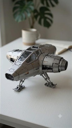 😎The ultimate desktop spaceship model is flawless🔥 #scalemodel #trending #modelbuilding