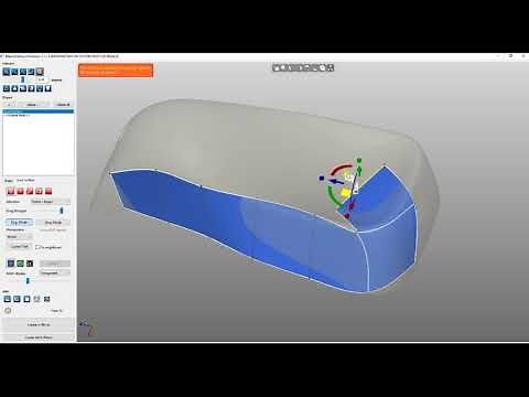 Mesh2Surface: Quad Surface Tutorial