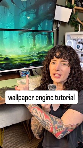 madelyn on Instagram: "Wallpaper Engine tutorial - #pcsetup #wallpaperengine #wallpaper #pcgaming #pcgamer #tech #pcbuild #techgirl #techbaddie #gamergirl #techtips #desktop #pcbuilding #gaming"