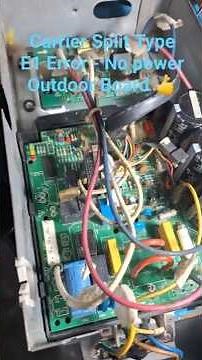 Carrier E1 Error - repair outdoor PCB