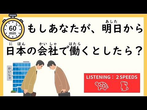 1-Hour Japanese Listening Practice (N5-N4): Real Life, Manners & Culture for Beginners