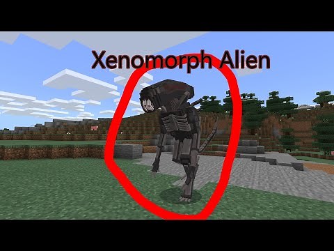 Xenomorph Alien Add-on minecraft bedrock edition