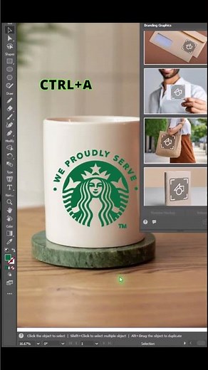 How to Create a Realistic Mockup in Adobe Illustrator | Illustrator Tutorial for Beginners 2025
