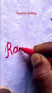 Hoe to write cursive handwriting in English ll cursive handwriting practice ll