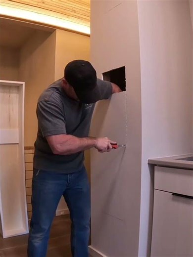 Easy DIY Broom Closet! ! #shorts #diy #closet