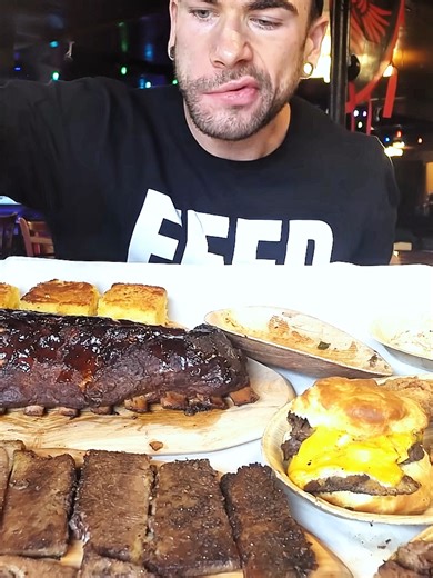 I WILL NEVER FORGET THIS RIDICULOUS BBQ CHALLENGE #foodasmr #foodchallenge #bbqtiktok #asmrtiktok #foodtiktokfood #competitive #mukbangeatingshow #Joel #eatingshow#FORGET #RIDICULOUS