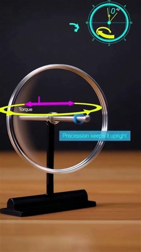Gyroscope Magic — Why It Stands UP? 👆