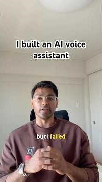 I built an AI voice assistant to solve my problem..