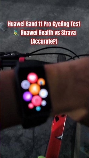 Huawei Band 11 Pro Cycling Test vs Strava (Accurate?)