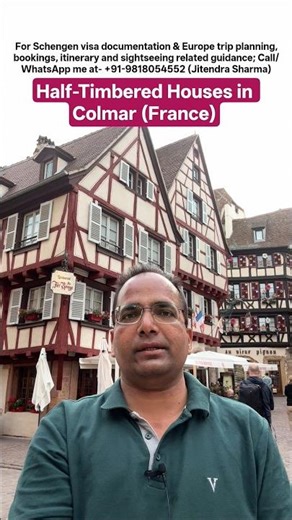 Half-Timbered Houses in Colmar, France