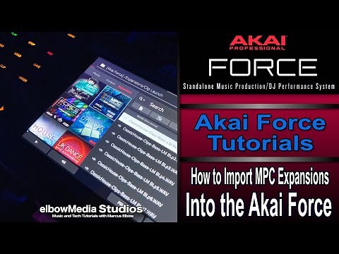 How to Import MPC Expansion Packs into the Akai Force