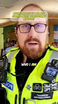 I'm above the law I'm the police