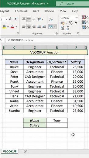 Como usar VLOOKUP #exceltips