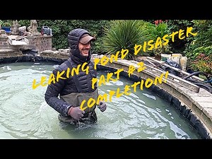 Leaking pond disaster part #2 completion!