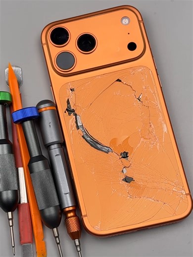 iPhone 17 Pro Max Restoration #satisfying #therapy #DIY #Fyp #repair #fix #iphone17promax