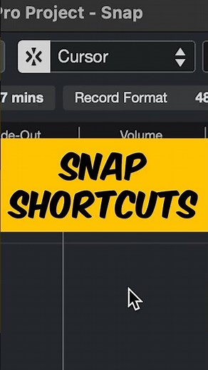 How To Use Snap Key Commands in Cubase #cubasetutorial #musicproduction