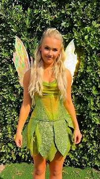 Making a tinker bell costume #sewing #fashiondesigner #halloweencostume #diyprojects