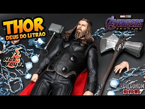 THOR Hot Toys Avengers Endgame 1/6 Review BR / DiegoHDM