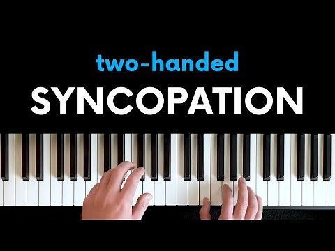 How to play a syncopated groove with two hands