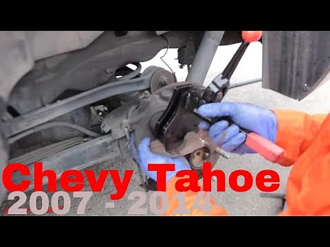 Chevrolet Tahoe rear brake pads & rotor replacement