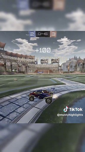 Musty Dominates the Hardest Mechanic in Rocket League