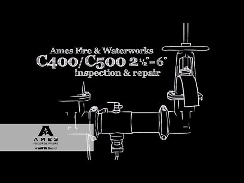 C400 & C500 2.5"- 6" Ames Fire & Waterworks Backflow Repair | Watts Repairs