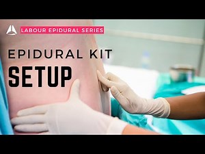 The Epidural Kit Setup | #anesthesiology #anesthesia #epidural