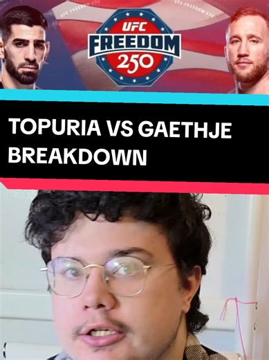 UFC TOPURIA VS GAETHJE BREAKDOWN #ufc #mma #fyp #combat #viral