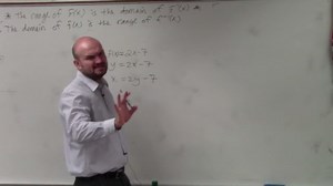Learn how to find the inverse of a linear equation step by step