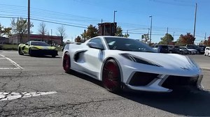 Supercar convoy brings early Ohio voters to polls