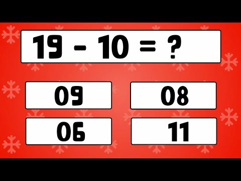 Learn quick subtraction through 8 easy exercises