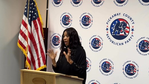 Ohio Senator Michele Reynolds made a stop in Pickaway County tonight. She introduced herself and talked about why she became a Republican. Then she dove into some of the serious issues facing Ohio right now. You can read more about the senator here: https://www.sciotopost.com/pickaway-gop-to-host-open-house-with-senator-michele-reynolds-on-may-22/ | Scioto Post