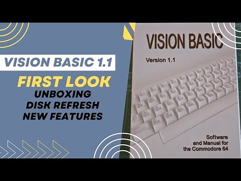 Vision Basic 1.1 First Look